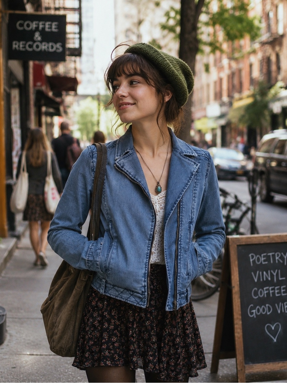 Dear Creatures Anthropologie Denim Jacket